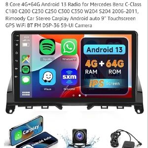 ODDY 9" Touchscreen Car Stereo for Mercedes Benz - Black